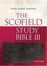 Cover of: The ScofieldRG Study Bible III, KJV