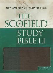 Cover of The ScofieldRG Study Bible III, NASB