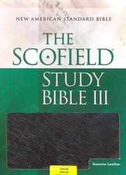 Cover of: The ScofieldRG Study Bible III, NASB by 