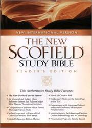 Cover of: The NIV ScofieldRG Study Bible, Special Reader's Edition by C. I. Scofield