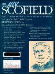 Cover of: The NIV ScofieldTM Study Bible | C. I. Scofield