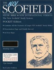 Cover of: The NIV Scofield Study Bible, Pocket Edition | 