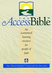 Cover of: The Access Bible, New Revised Standard Version with Apocrypha (Bonded Leather Black 9871A)