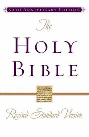 Cover of: The Revised Standard Version Bible