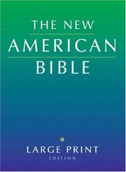 Cover of: The New American Bible, Large-Print Edition