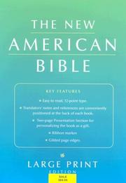 Cover of: The New American Bible, Large-Print Edition