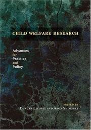 Cover of: Child Welfare Research by Aron Shlonsky