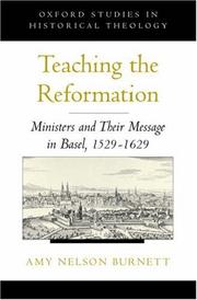 Cover of: Teaching the Reformation by Amy Nelson Burnett