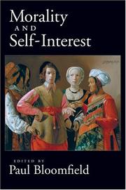 Cover of: Morality and Self-Interest by Paul Bloomfield, Paul Bloomfield