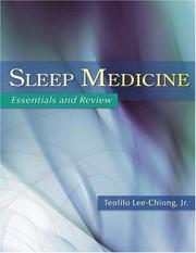 Cover of: Sleep Medicine by Teofilo Lee-Chiong