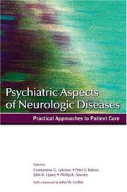 Cover of: Psychiatric Aspects of Neurologic Diseases by John R. Ripsey