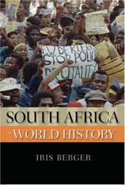 Cover of: South Africa in World History by Iris Berger