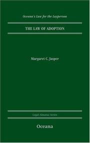 Cover of: The Law of Adoption (Oceana's Legal Almanac Series  Law for the Layperson)