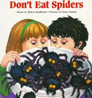 Cover of: Don't Eat Spiders: Poems