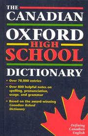 Cover of: The Canadian Oxford High School Dictionary