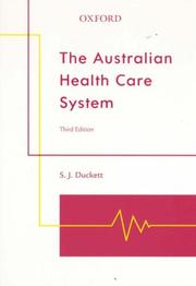 Cover of: The Australian Health Care System
