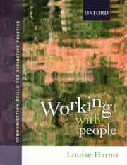 Cover of: Working with People by Louise Harms, Louise Harms