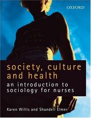 Cover of: Society, Culture and Health