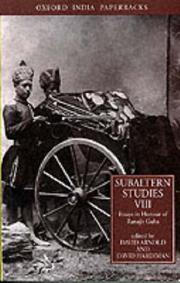 Cover of: Subaltern Studies Vol. VIII