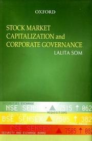 Stock Market Capitalization and Corporate Governance in India by Lalita S. Som