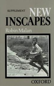 Cover of: New Inscapes: Supplement