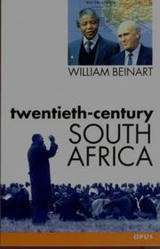 Cover of: Twentieth Century South Africa by William Beinart