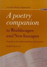 Cover of: A Poetry Companion to Worldscapes and New Inscapes