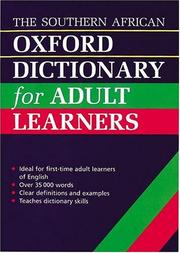 Cover of: The South African Dictionary for Adult Learners