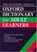 Cover of: The South African Dictionary for Adult Learners