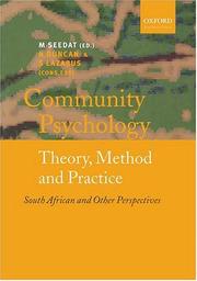 Community psychology by N. Duncan, S. Lazarus