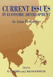 Cover of: Current Issues in Economic Development: An Asian Perspective