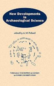 Cover of: New Developments in Archaeological Science by A. M. Pollard
