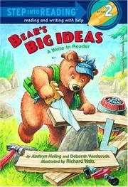 Cover of: Bear's Big Ideas (Step into Reading)