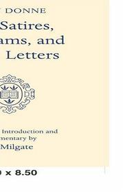 Cover of: The Satires, Epigrams, and Verse Letters (Oxford English Texts)