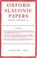 Cover of: Oxford Slavonic Papers, New Series