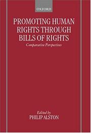 Cover of: Promoting Human Rights through Bills of Rights by Philip Alston