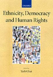 Cover of: Ethnicity, Democracy and Human Rights