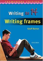 Cover of: Writing to 14 by Geoff Barton