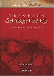 Cover of: Teaching Shakespeare by Judith Kneen