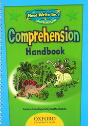 Cover of: Read Write Inc. Comprehension by Ruth Miskin