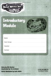 Cover of: Read Write Inc. Fresh Start: Modules 11-20 by Ruth Miskin