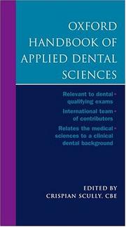 Oxford Handbook of Applied Dental Sciences (Medicine) by Crispian Scully  CBE