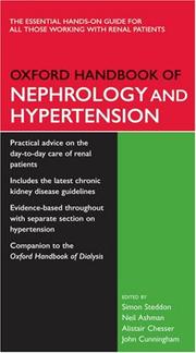 Oxford handbook of nephrology and hypertension by Simon Steddon