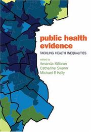 Cover of: Public Health Evidence by Loraine Taylor