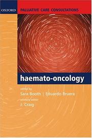 Cover of: Palliative Care Consultations in Haemato-oncology (Palliative Care Consultations Series)