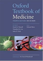 Cover of: Oxford Textbook of Medicine: CD-ROM: Single-user license (Oxford Textbook)