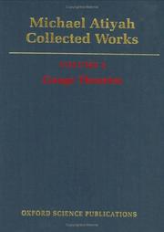 Cover of: Michael Atiyah: Collected Works: Volume 5: Gauge Theories