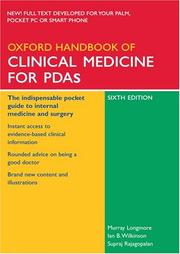 Cover of: Oxford Handbook of Clinical Medicine: Book & PDA Software Set (Oxford Handbooks)