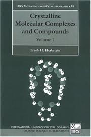 Crystaline Molecular Complexes and Compounds by Frank H. Herbstein