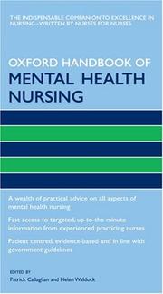 Cover of: Oxford Handbook of Mental Health Nursing (Oxford Medical Publications)